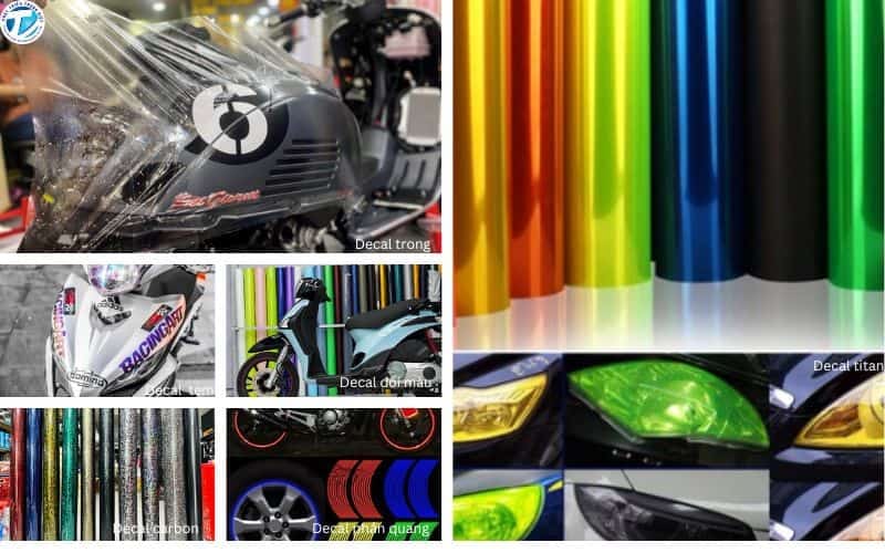 Mẫu decal dán xe máy